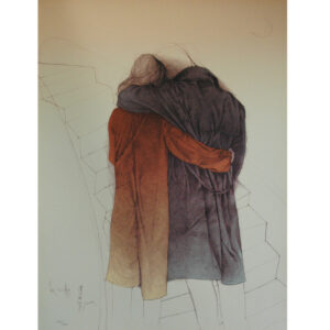 Original-Grafik "La Scala" von Bruno Bruni, dazu eine Flasche Prosecco geschenkt.