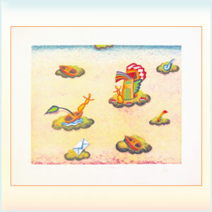 Grafik "Il sogno di Ulisse" von Giuliano Ghelli